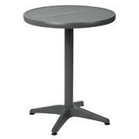 Table basse pliante carrée en alliage d'aluminium de haute qualité, moderne, résistante aux intempéries et aux UV, pour l'extérieur
