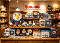 Peluche OEM de haute qualité en tissu doux pour enfants, idéale comme cadeau promotionnel d'entreprise