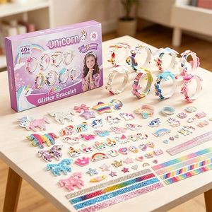 DIY Hair Decoration Kit Girls Headbands <b>Clips</b> <b>Bow</b> Maker Ribbons Gems Butterflies Creative Learning Gift Toy - Product Image 6