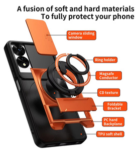 Custodie scorrevoli per fotocamera per <span class=keywords><strong>TCL</strong></span> 60 50 Pro NxtPaper 5G 60R 605 LE <span class=keywords><strong>SE</strong></span> 505 509A XL 360 ° Supporto Magnetico Girevole per Anello, <span class=keywords><strong>Cover</strong></span> Antiurto - Product Image 6
