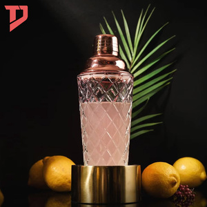 사용자 정의 클래식 유리 칵테일 셰이커 세트 머들 믹싱 스푼 측정 컵 와인 스파우트 스케일 - Product Image 5