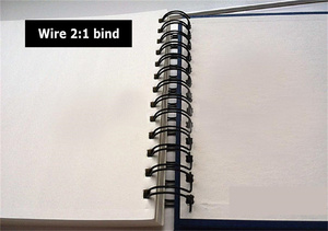 SG-T970ER 2025 Hot Bán 2:1 nhãn hiệu đôi dây cuốn sách chất kết dính Máy <span class=keywords><strong>A4</strong></span> kích thước vòng dây lịch máy tính xách tay tập sách chất kết dính - Product Image 6