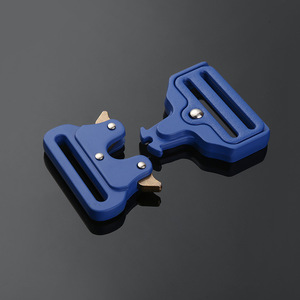 Hebilla Metálica de Bloqueo Automático DZQ183-38 para Cinturones y Bolsos, Correas Ajustables de Uso Táctico - Product Image 2