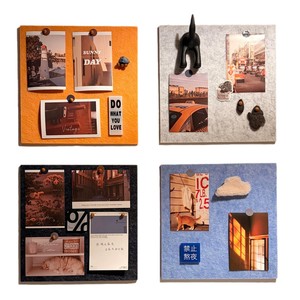 Tableau en feutre coloré enrichi en dopamine pour la rénovation de murs blancs, tableau d'affichage, fond photo, autocollants <span class=keywords><strong>muraux</strong></span> - Product Image 4