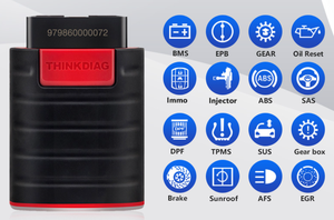 2024 thinkcar thinkdiag phiên bản nóng hệ thống đầy đủ tất cả các xe 16 thiết lập lại dịch vụ OBD2 công cụ chẩn đoán ECU mã hóa kiểm tra hoạt động 1 năm miễn phí - Product Image 3
