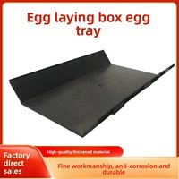 Nichoirs pour poules pondeuses, plateaux à œufs, bols de nidification en plastique pour poules élevées en plein air, tapis en herbe artificielle de haute qualité