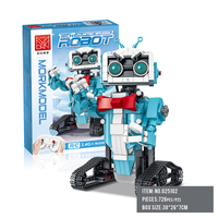 Juguete Educativo XMORK, Robot de Bloques de Construcción de Plástico ABS de 40 Piezas con Control Remoto y Tres Transformaciones para Edades de 8 a 13 Años