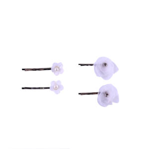 Épingles et pinces à cheveux en métal à motifs géométriques et éléments de dessins animés, 4 pièces/ensemble, pour accessoires de fête pour enfants - Product Image 6