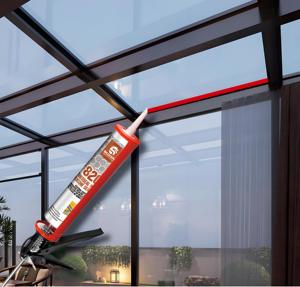 <span class=keywords><strong>Sozen</strong></span> 820 Adhésif pour verre d'étanchéité en silicone imperméable, tout usage, neutre, résistant aux intempéries, pour toit en aluminium PVC - Product Image 3