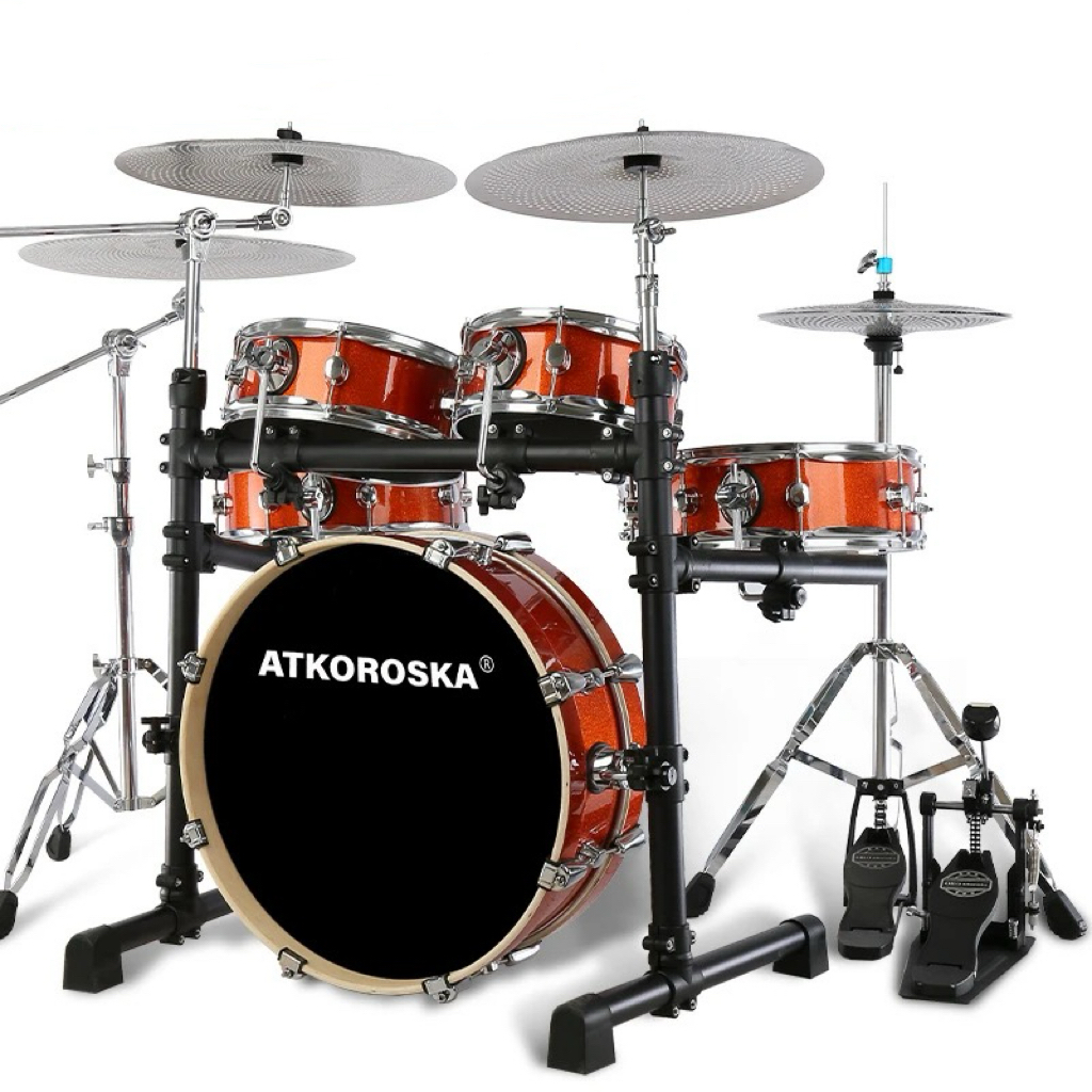 Light Brown + D60 Muted (5-Drum 4-Cymbal)