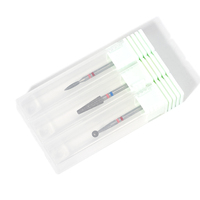 Nouvelles fraises à ongles professionnelles pour manucure : fraises à cuticules en diamant flamme, fraises à ongles en diamant naturel rondes, fraises coniques et pointues pour ongles
