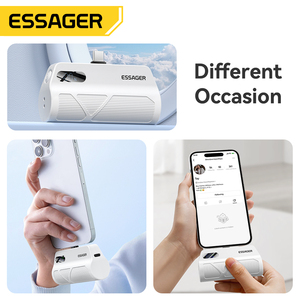 Essager QH-185 <span class=keywords><strong>5000</strong></span> <span class=keywords><strong>mAh</strong></span> Điện thoại di động sạc di động nhỏ mini ngân hàng điện <span class=keywords><strong>5000</strong></span> <span class=keywords><strong>mAh</strong></span> sạc nhanh Loại C Powerbank - Product Image 6