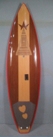 Planche à pagaie debout en fibre de verre époxy EPS Planche de surf en PVC fini en bois entier pour les sports nautiques pour la pêche et le surf SUP