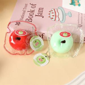 CHENXI Juguetes Antiestrés de TPR con Forma de Manzana, Juguetes Divertidos para la Oficina, Diferentes Formas de Frutas para Apretar - Product Image 3