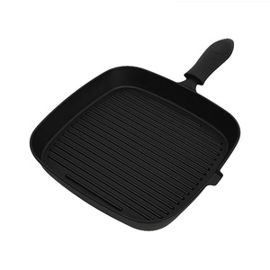 Sartén cuadrada de hierro fundido precurada a precio de fábrica para asar, sartén para bistecs, sartén cuadrada de hierro fundido para asar - Product Image 6