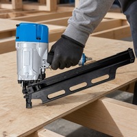 FN2183 Cloueur pneumatique à charpente 21 degrés, corps en aluminium, portée des clous 50-83 mm, chargeur 64-70 clous, qualité industrielle, pour toiture, terrasses et revêtements de sol, OEM