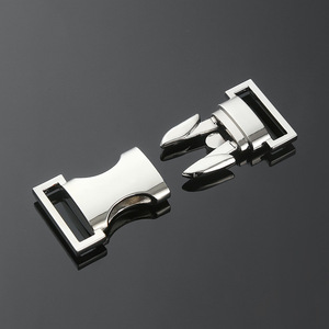 Zinc Alloy Sliding Buckle Silver Black Durable For Bags And Belts Adjustable <b>Webbing</b> Hardware Accessory - Product Image 2