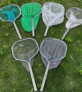 Épuisette de pêche économique en maille d'acier inoxydable ultra-résistante et épaissie pour la capture de gros poissons - Product Image 1