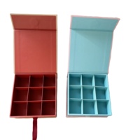 Boîte à chocolat en carton rigide avec couvercle magnétique personnalisé Kexin avec séparateurs en papier Emballage cadeau en papier pour chocolat