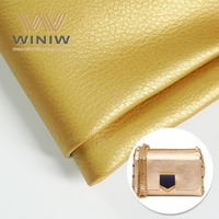 Sacs bandoulière WINIW en similicuir litchi, noir métallisé, 0,8 mm, résistance des coutures, cuir synthétique recyclé, gaufré, extensible, imperméable