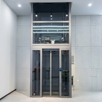 Ascenseur pour hôtel, villa moderne et appartement (cadre métallique) Modèle 75*35 Garantie 1 an Conception 3D