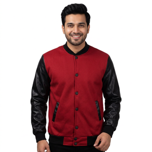 <b>Men's</b> High Quality Vintage <b>Long</b> Sleeve Varsity <b>Jacket</b> Custom Logo Wool Chenille Embroidery CollegeBaseballjacket <b>for</b> <b>men</b> - Product Image 1