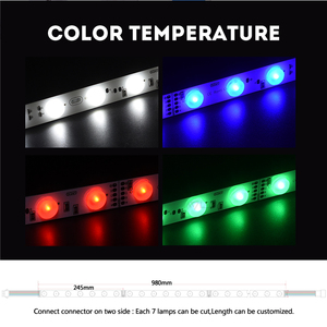 RGBW Backlight <b>Led</b> <b>Strip</b> Light bar SMD5050 <b>Diffuser</b> <b>Led</b> Light <b>Strip</b> with Lens for Light Box - Product Image 5