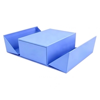 Boîte d'emballage magnétique en velours haut de gamme personnalisée, boîtes en papier portables, gaufrage, emballage pour parfum et crème pour le visage