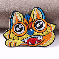 Patch brodé arc-en-ciel personnalisé, badge logo coloré, à coudre ou à repasser, pour vêtements, sacs, chapeaux