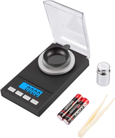 Balance numérique portable mini de poche pour bijoux 50g/0.001g Haute Précision avec Poids d'Étalonnage Prise en charge ODM OEM