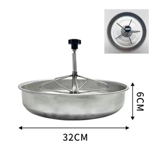 Heo con không gỉ khay thức ăn chia phần lợn sữa máng Hooking sàn sửa chữa Hog Feeder - Product Image 5