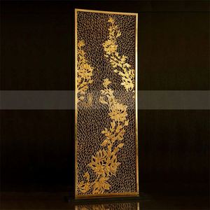 ANN6849 High End Modern Stainless Steel Coated <b>Decorative</b> <b>Screen</b> Partition Custom Logos Symbols Artistic Pattern - Product Image 1