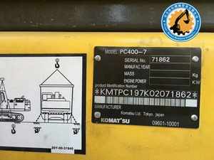 Excavatrice Komatsu PC400-7 d'occasion à haute efficacité, adaptée aux chantiers de construction difficiles - Product Image 6