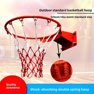 <span class=keywords><strong>Filet</strong></span> de basketball extérieur avec 12 boucles, <span class=keywords><strong>filet</strong></span> de sport standard et panneau arrière en PE - Product Image 2