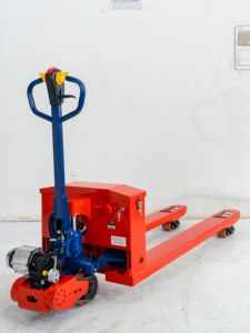 High Capacity 5-10 Ton Lithium Battery Electric Pallet Truck, Heavy Duty <b>Material</b> <b>Handling</b> Equipment for Industrial Use - Product Image 1