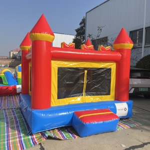 <span class=keywords><strong>Castillo</strong></span> Inflable de PVC Personalizado <span class=keywords><strong>para</strong></span> Exteriores de 3m X 3m <span class=keywords><strong>para</strong></span> Niños, Uso Comercial, Parque de Atracciones, Henan - Product Image 4