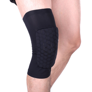Volleyball Basketball Anti-Collision Honeycomb <b>Protector</b> Pads Compression Breathable Anti-slip <b>Knee</b> Brace - Product Image 1