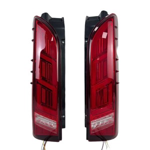 200 Series Hiace 2005-2018 LED Tail Lights Clear Lens 12V New 1002 Model - Product Image 1