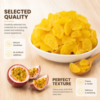 OEM Bulk Gedroogde Passievrucht Schijfjes Zuur Kauwbaar Tropisch Snack Echt Fruit Zonder Kunststoffen Natuurlijk 10kg