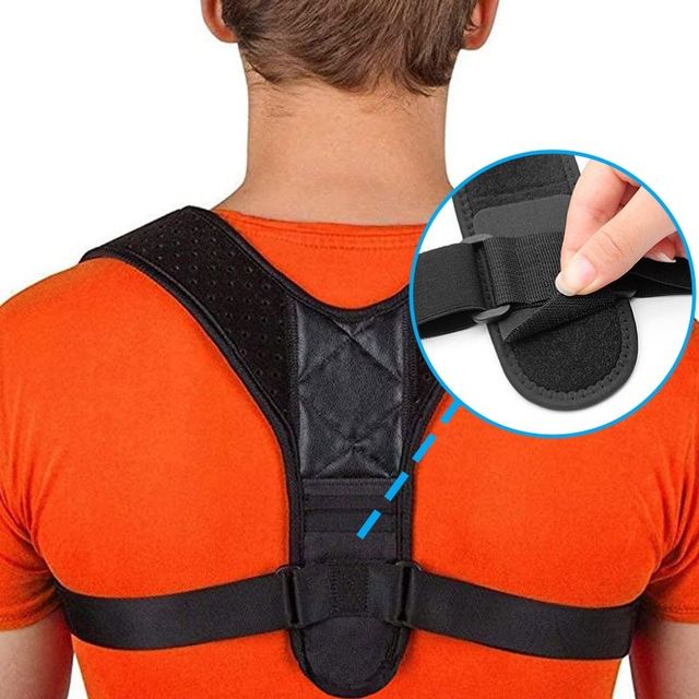 High Quality Adjustable Wearable Shoulder Upper Back Support Brace Posture Corrector Belt for Adult and Children Anti Hump