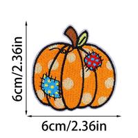 En gros, patchs brodés et appliques thermocollantes assortis à motifs citrouille d'automne, écossais, léopard et nœud, pour vêtements, sacs et projets DIY de Thanksgiving