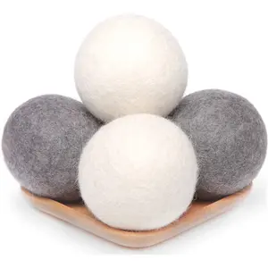 Premium Bio Tumble Wolle Wäsche trockner Ball/Großhandel natürlichen 7cm Wolle Bälle Trockner