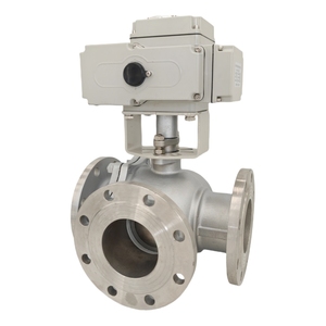 MINASEN Q944F 3 inç Paslanmaz Çelik T/L Tipi Elektrikli Üç Yollu Küresel Vana Kelepçe Bağlantılı PTFE Sızdırmazlık Akış Kontrol Vanası - Product Image 4