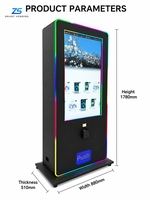 Máquina Expendedora con Pantalla Grande de 43 Pulgadas, Verificación de Edad, con Soporte, Escáner de Identificación, Lector de Tarjetas, Integración con Punto de Venta y Wi-Fi, Venta al Por Mayor