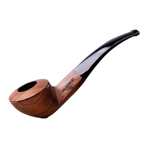Muxiang Wooden Smoking Pipe Bent Type Rosewood 9mm Chimney Tobacco Pipe Personal Gift - Product Image 5