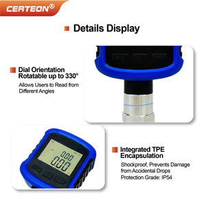 Manómetro digital con registrador de datos LCD giratorio 330 grados portátil resistente a golpes y vacío - Product Image 3