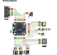 F722 Mini V2 Flight Controller Stm32f722ret6 Mpu6500 Dps310 20X20mm 5V 2.5A 9V 2.5A Bec Mendukung 6.0g untuk Drone Fpv
