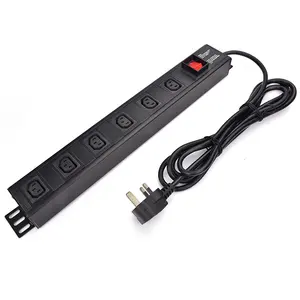 19 1.5 horizontal IEC 6 outlet with 16A master PDU socket