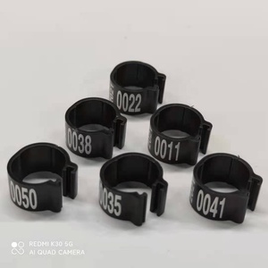 Aluminium Duif Been <span class=keywords><strong>Rings</strong></span> Identificeren Vogel Been Bands Plastic Ringen Met Maatwerk Blauwe Kleur 8Mm Training Duivenringen - Product Image 2