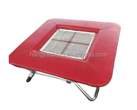 Mini trampoline pliable durable de 130 cm pour entraînement en salle, cadre en acier allié sans filet de protection